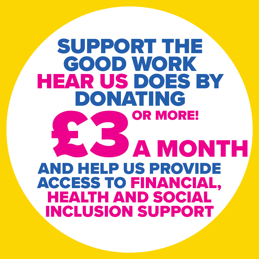 DONATE £3 OR MORE A MONTH HU-V2